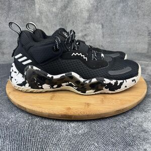 Adidas D.O.N. Issue 3 Basketball Shoes Mens Size 8 Black White Donovan Mitchell